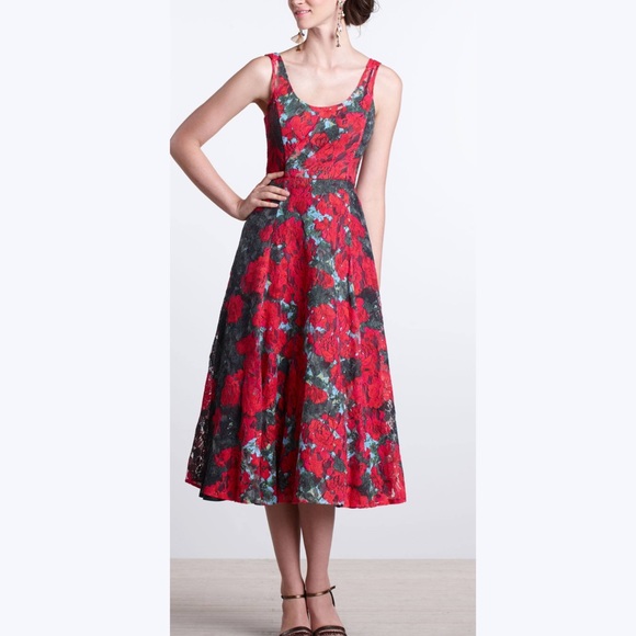 NEW Anthropologie Tracy Reese Noisette Lace Dress size 0 - Picture 5 of 11